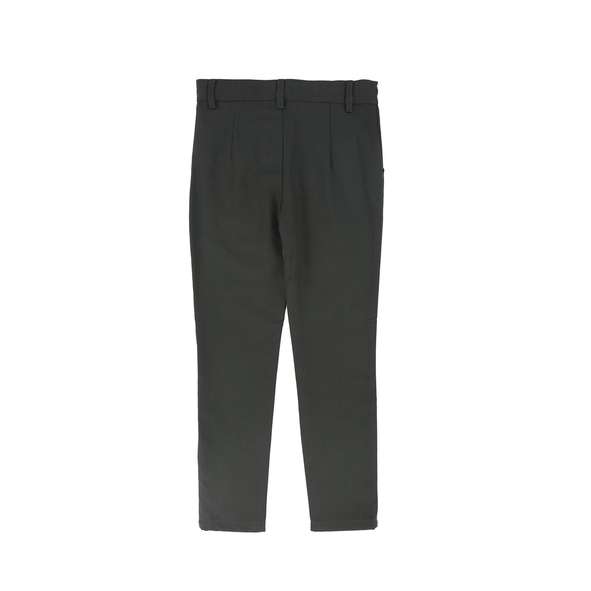 LE BOURDON OLIVE SOLID FITTED PANTS AW26 29610