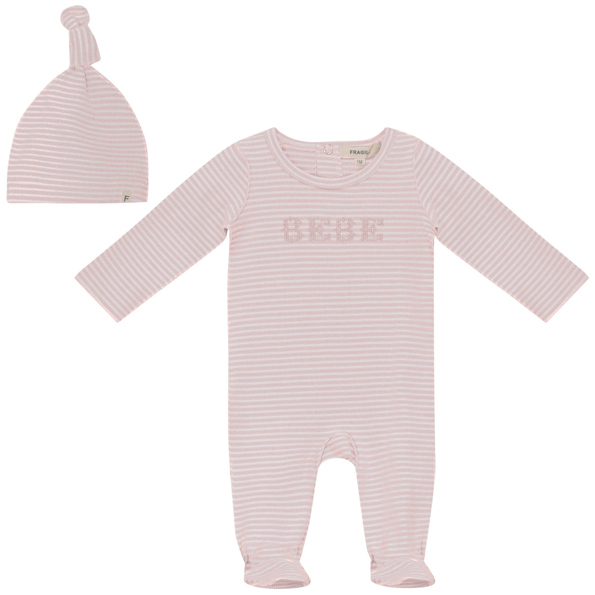 Fragile Baby Brushed Stripe Romper Set AW26 WB6CP7483B