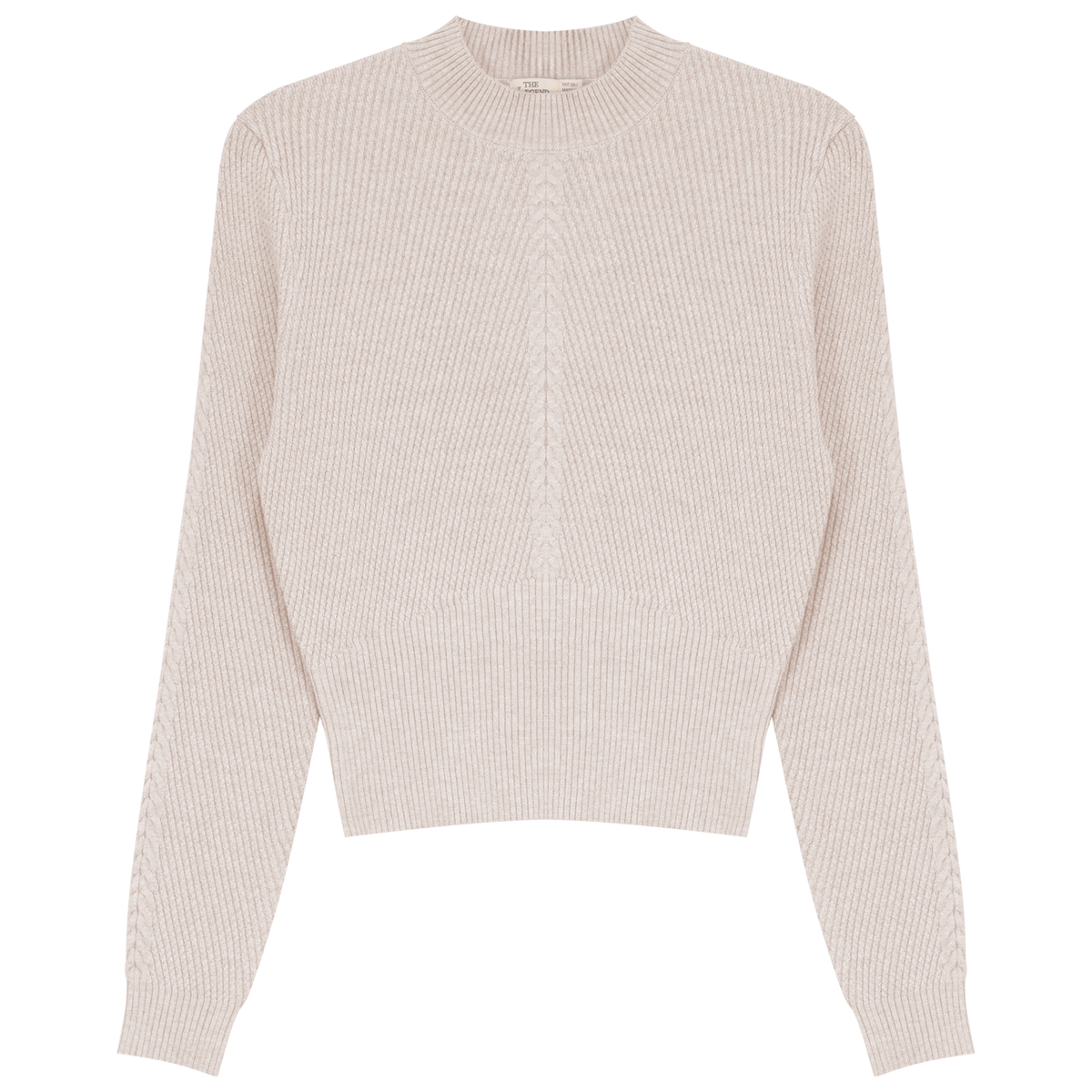 Legend Teen Cable Rib Knit Crop Top AW26 WB6CPT7445