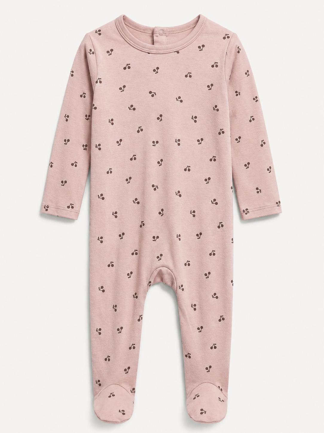 Whipped Cocoa Baby "Cherry" Modal Onesie AW26 WB6CY3060