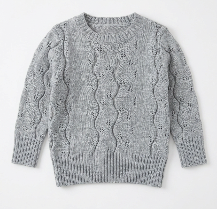 Space Grey Boys sweater AW26 WB6CY3109T