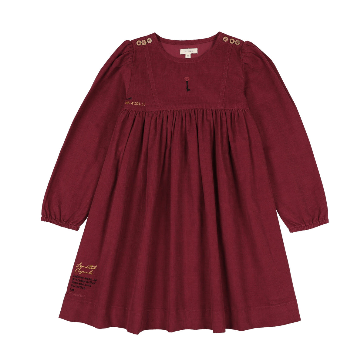 Lil Legs LIMITED CAPSULE EMBROIDERED DRESS AF26D226B-K AW26