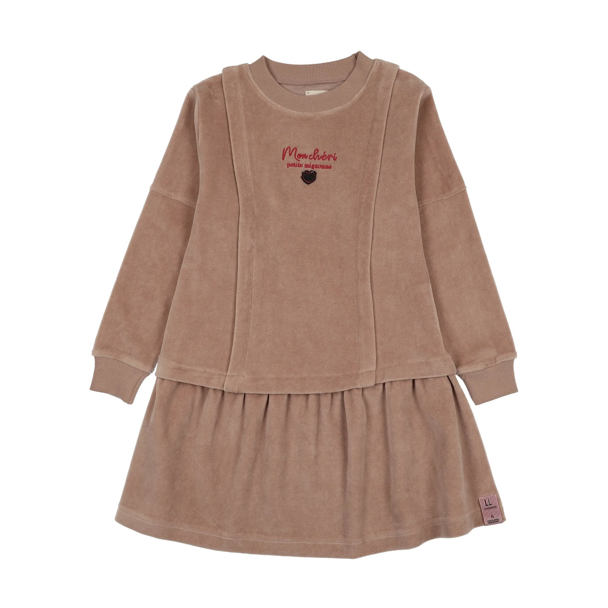 Lil Legs VELOUR DRESS AF26D206-K AW26