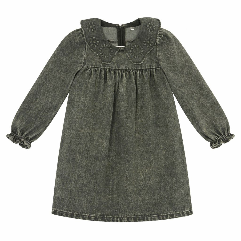 Bonjoy Crochet Denim Dress TW26006D AW26