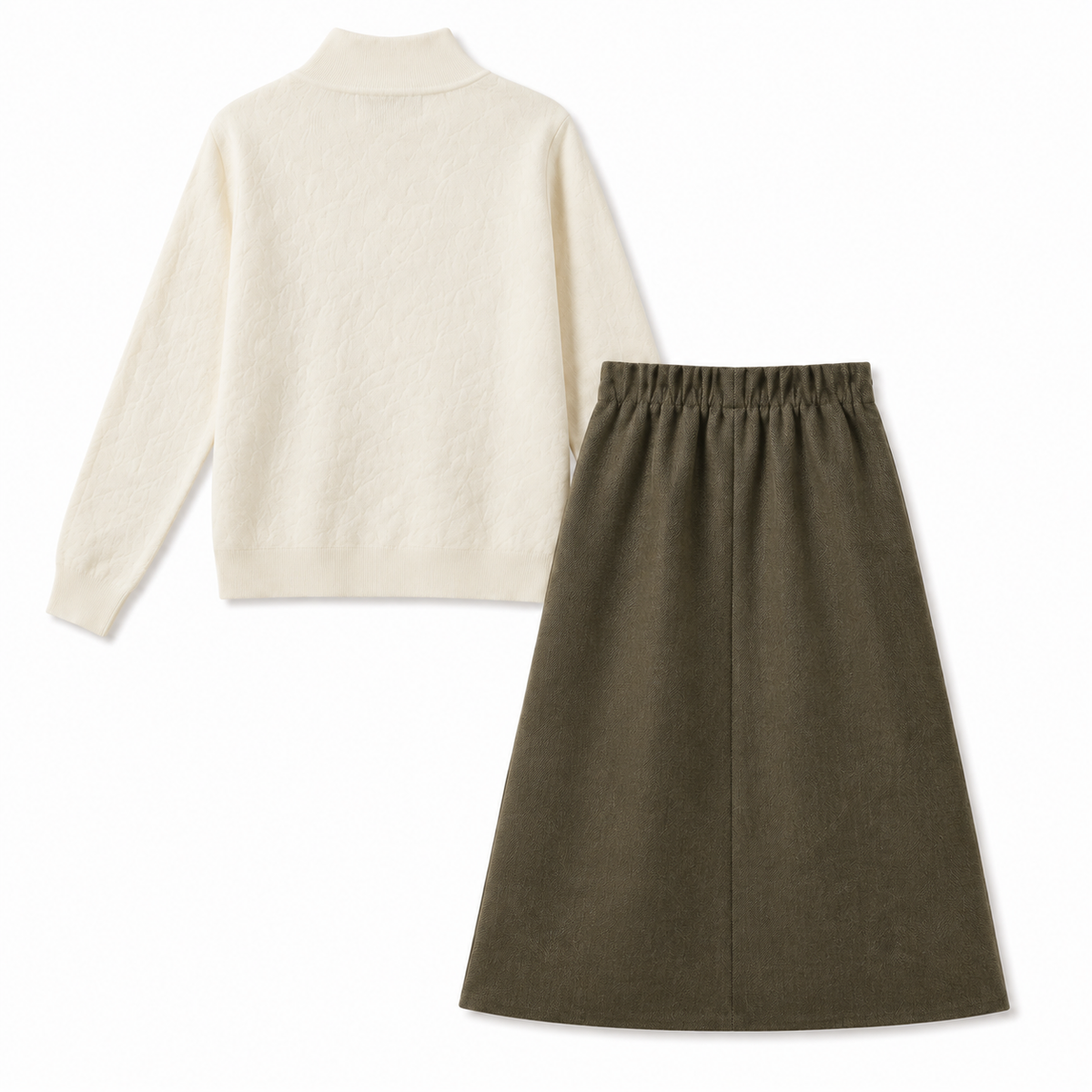 Tustello Neck Bow Knit Turtleneck C 28290 AW26