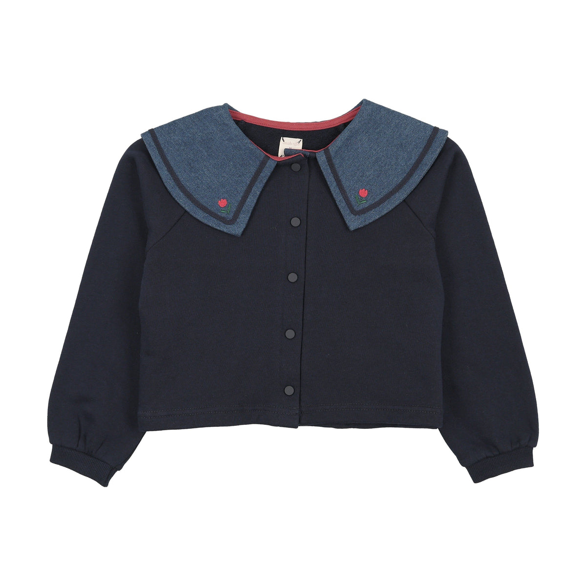Lil Legs SWT CMPGN SAILOR COLLAR CARDIGAN AF26S526-K AW26