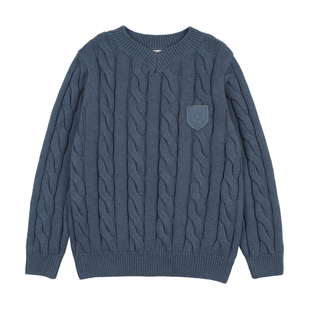 Lil Legs CHUNKY V NECK SWEATER AF26S529-K AW26