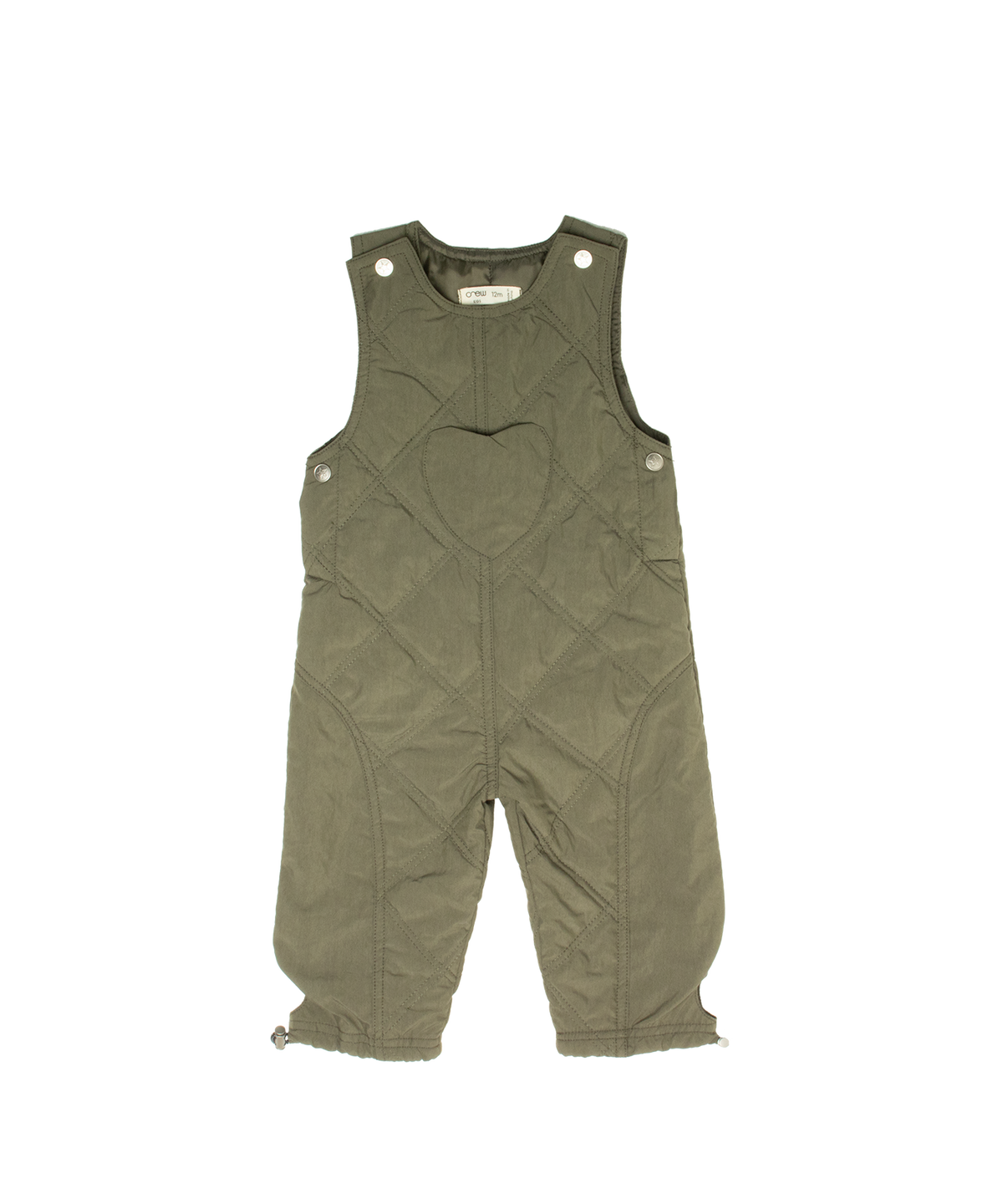 Crew Kids Lyla Quilted Overalls AL3227 AW26