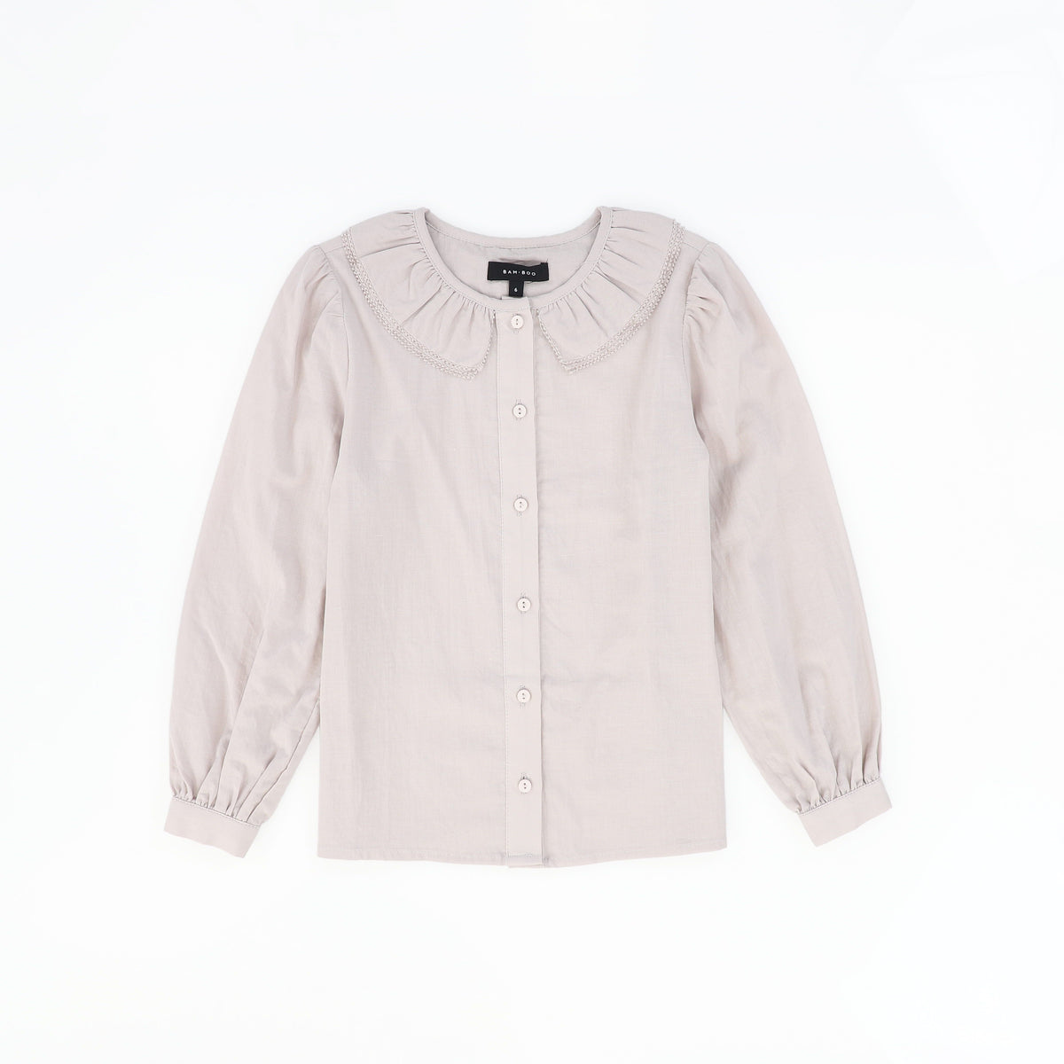 BAMBOO LILAC COLLAR TISSUE BLOUSE AW26 27202