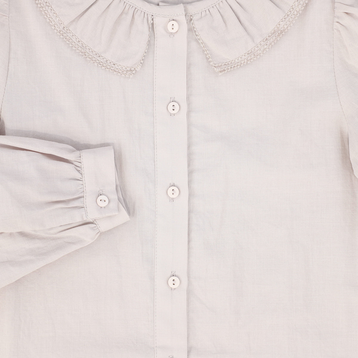 BAMBOO LILAC COLLAR TISSUE BLOUSE AW26 27202