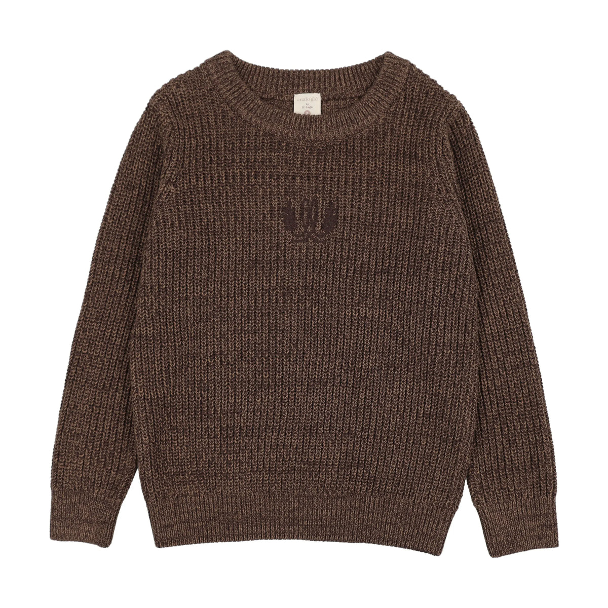 Lil Legs MARLED BOYS CREW NECK -AF26T708-T AW26