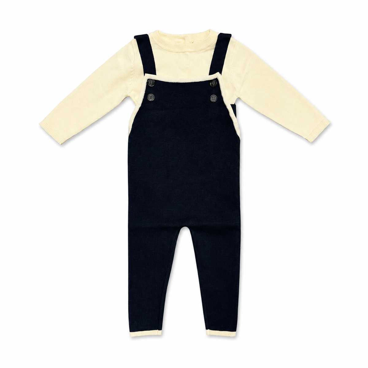 teela Knit Trim Overall Set 23-176A AW26