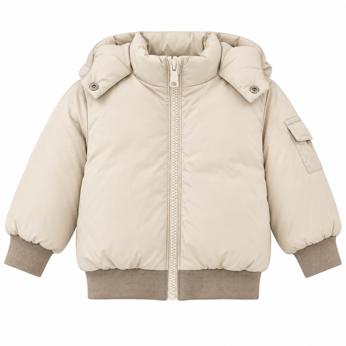 Mantel Contrast Trim Bomber and Matching Footmuff Jacket Only - F1366 AW26
