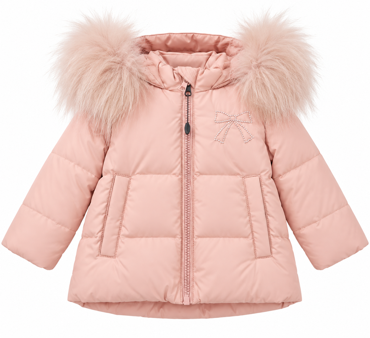 PRAMIE Little Girls Jacket Bow 2634M AW26