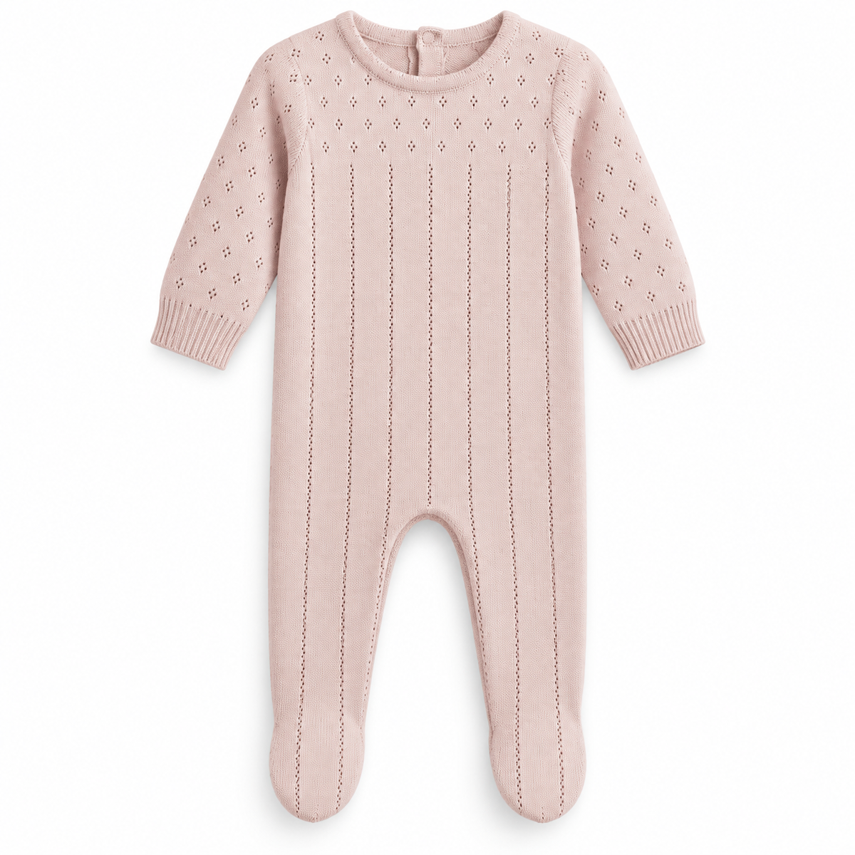 Bebe Bella Baby Knit Pointel Layette With Bonnet AW26 WB6CY3051B