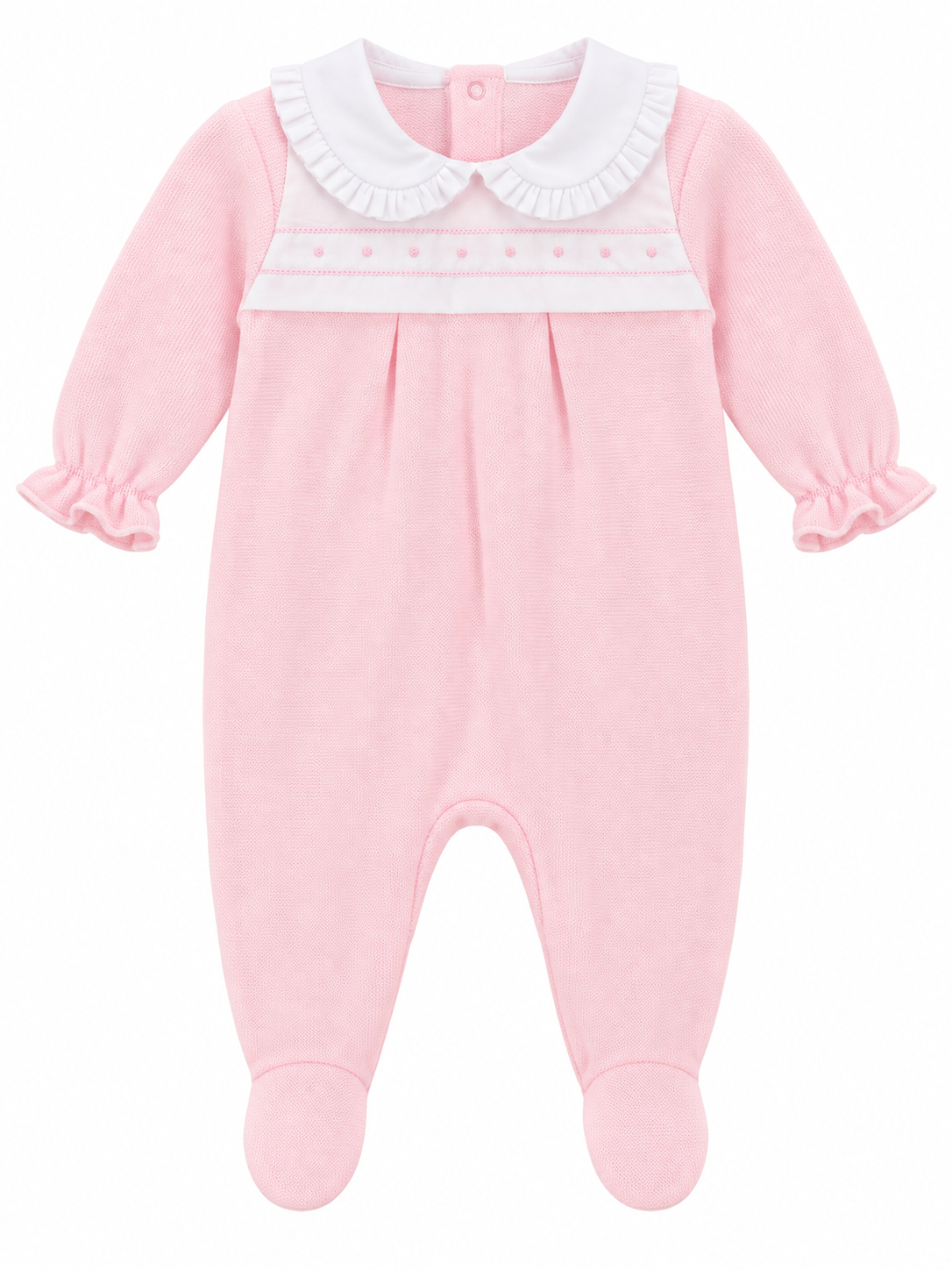 Babidu 11630 Baby Girls Cotton Knitted Romper