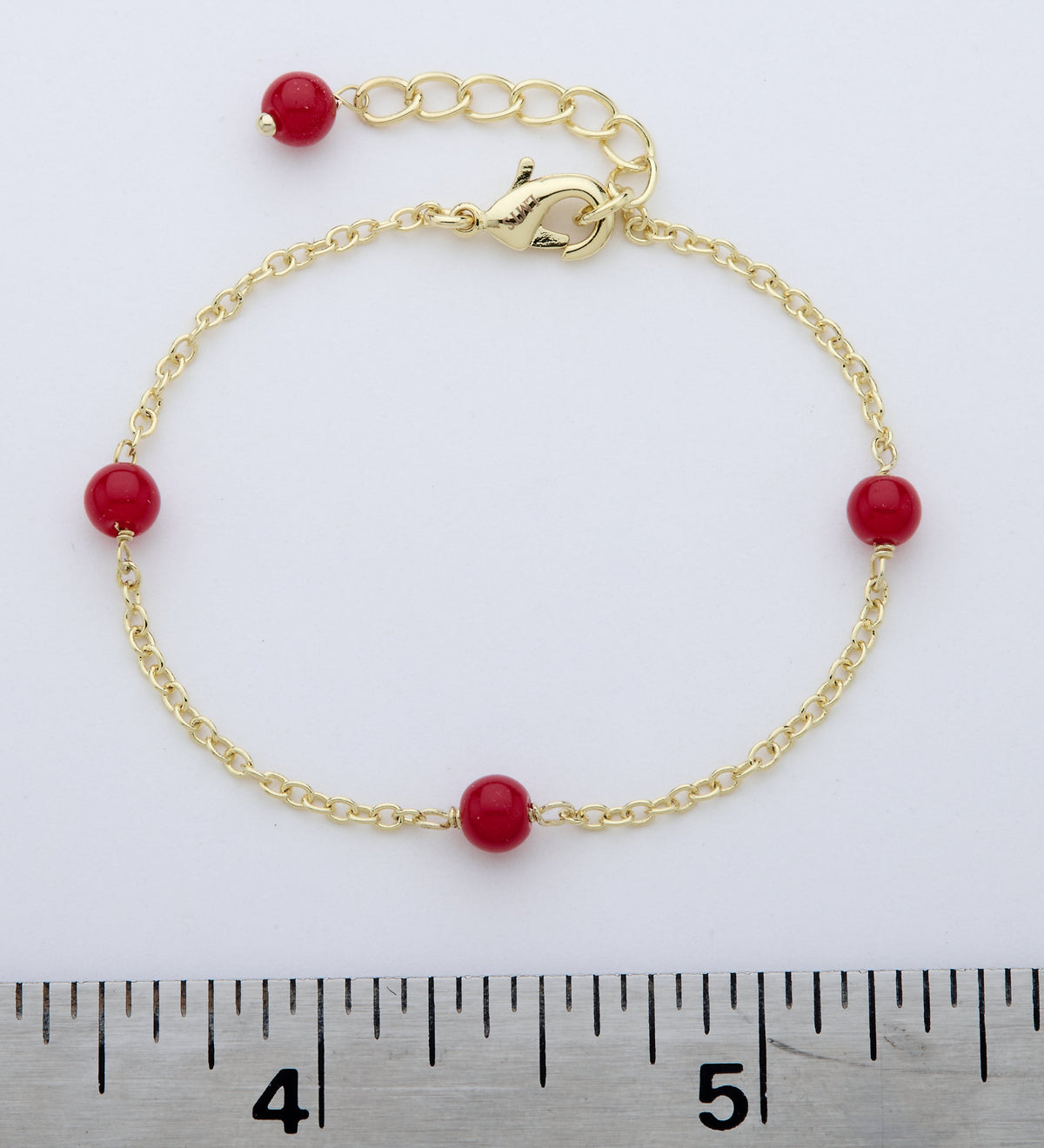 14k Gold Plated LITTLE MISS FLOWER GIRL Pearl & Turquoise Station Bracelet