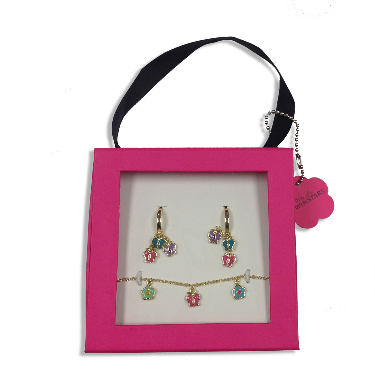 Butterflies Cluster Earring