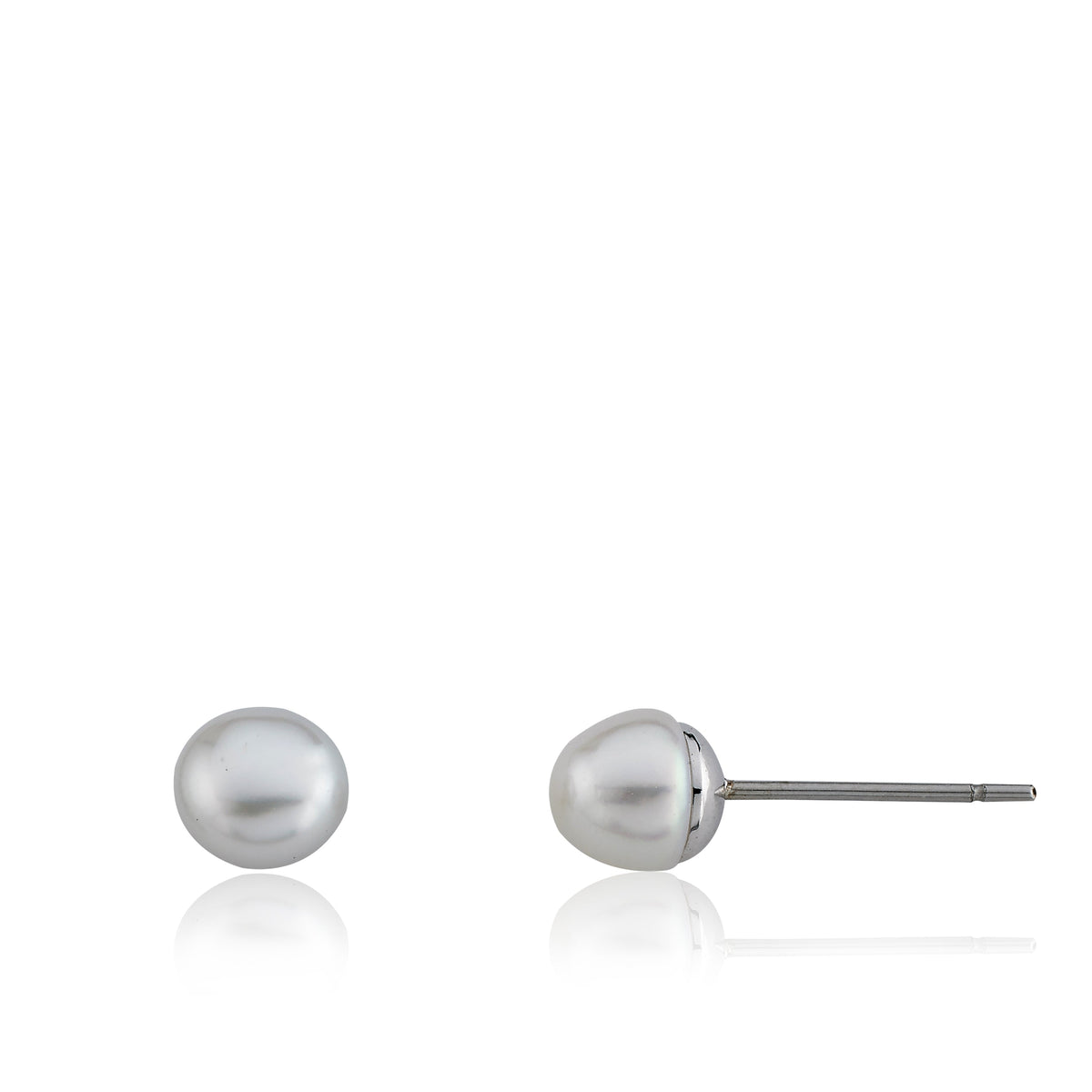 Surgical Steel 10mm Fresh Water Pearl Stud Earring