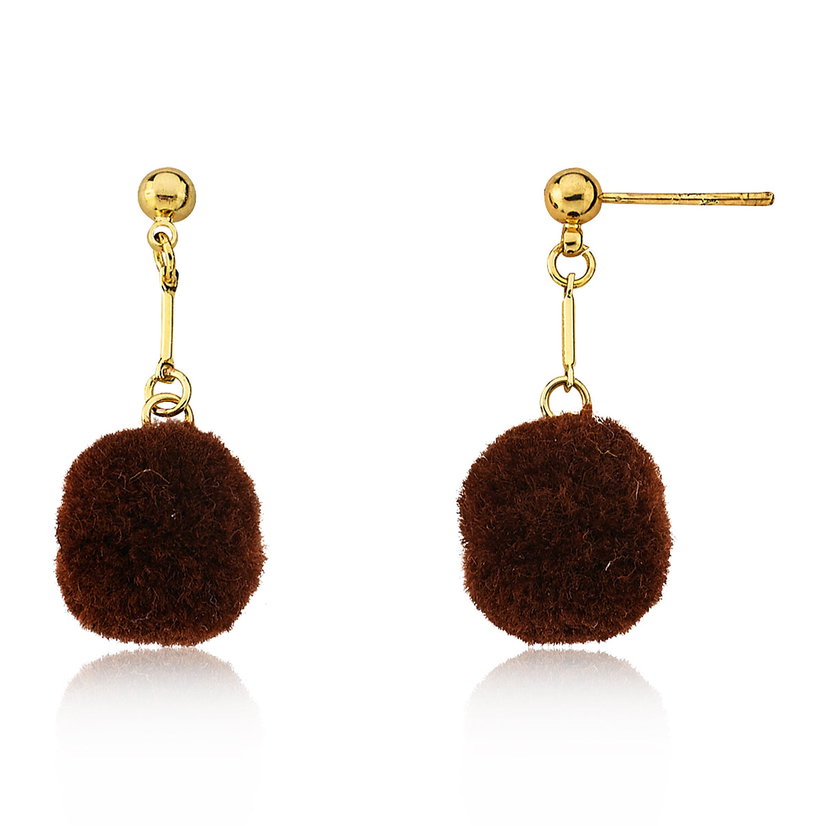 Mileez Pom Pom Dangle Earring