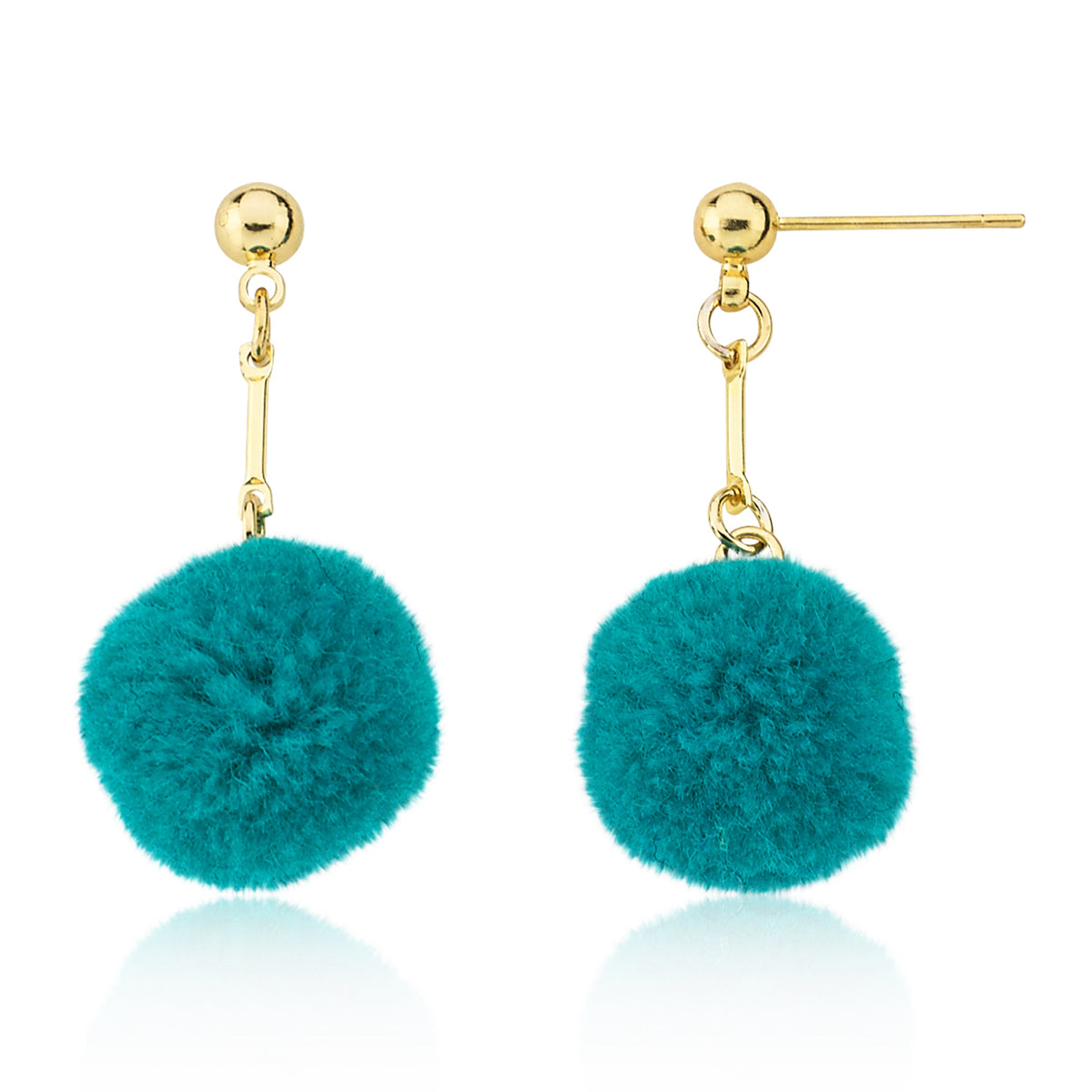 Mileez Pom Pom Dangle Earring