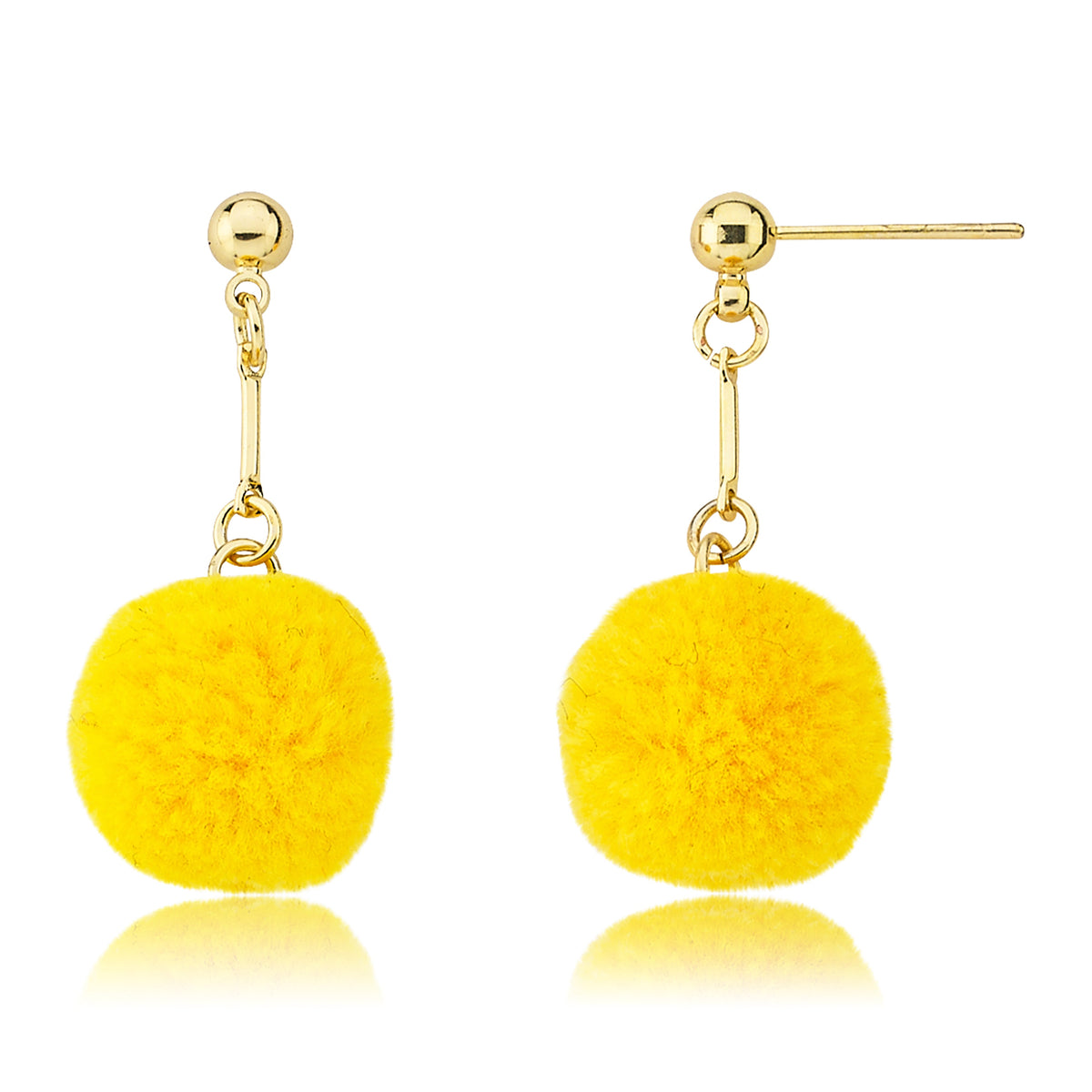 Mileez Pom Pom Dangle Earring