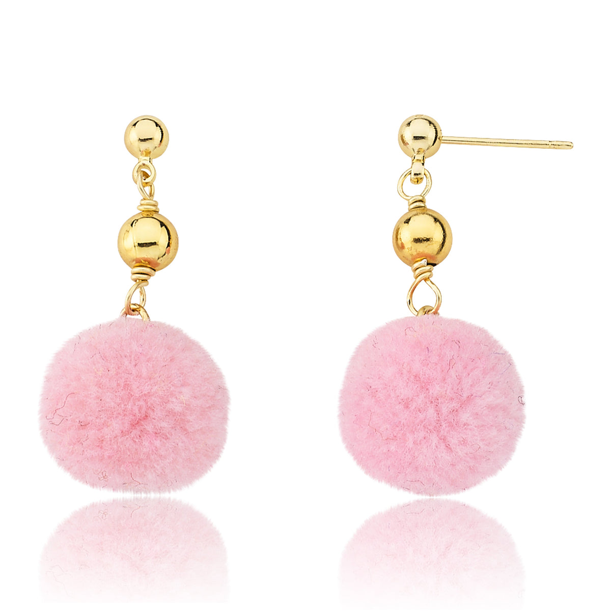 Mileez Pom Pom Dangle Earring