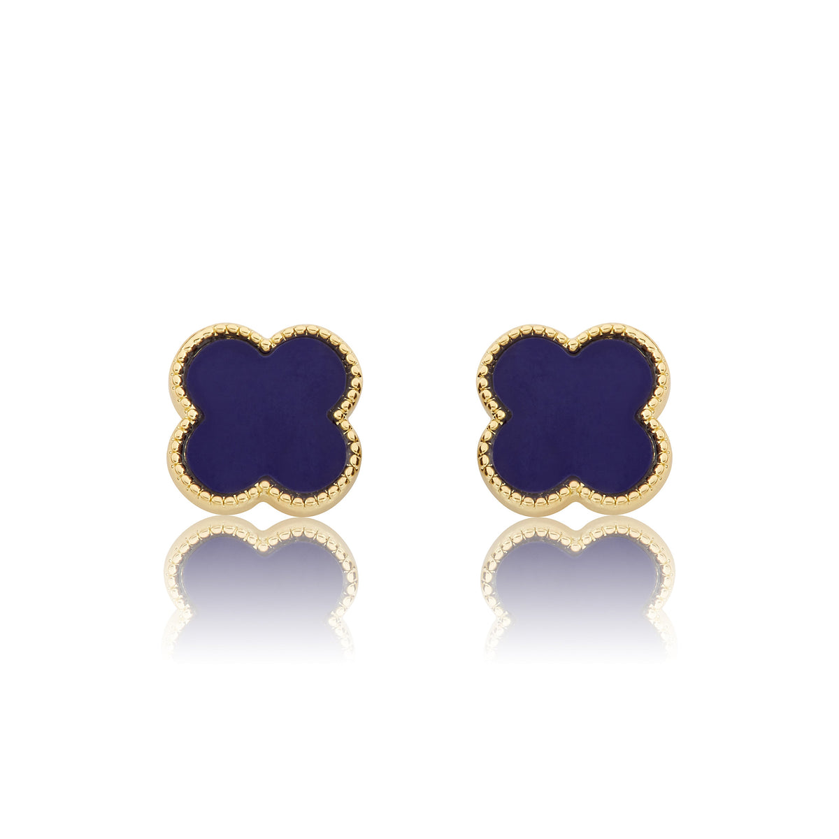 LMTS Classic! Mother Of Pearl Clover Stud Earring