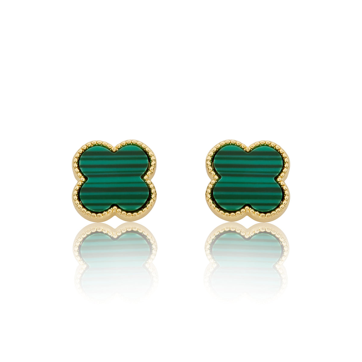 LMTS Classic! Mother Of Pearl Clover Stud Earring