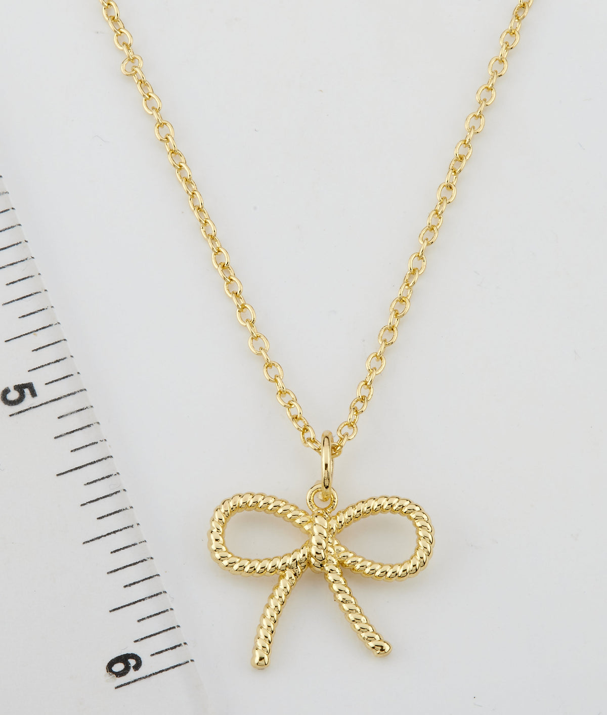 Rope Bow Necklace