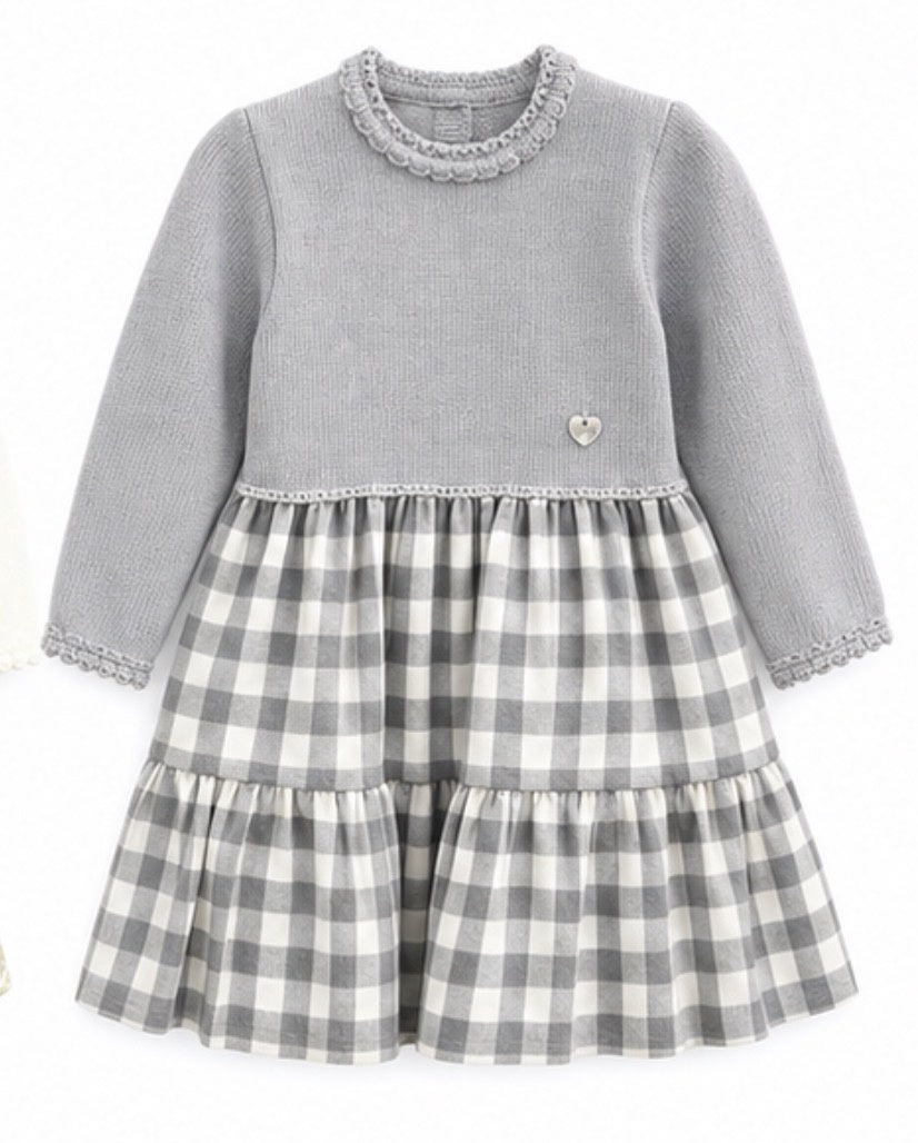 Granlei Winter Dress-Chest Fabric Detail
