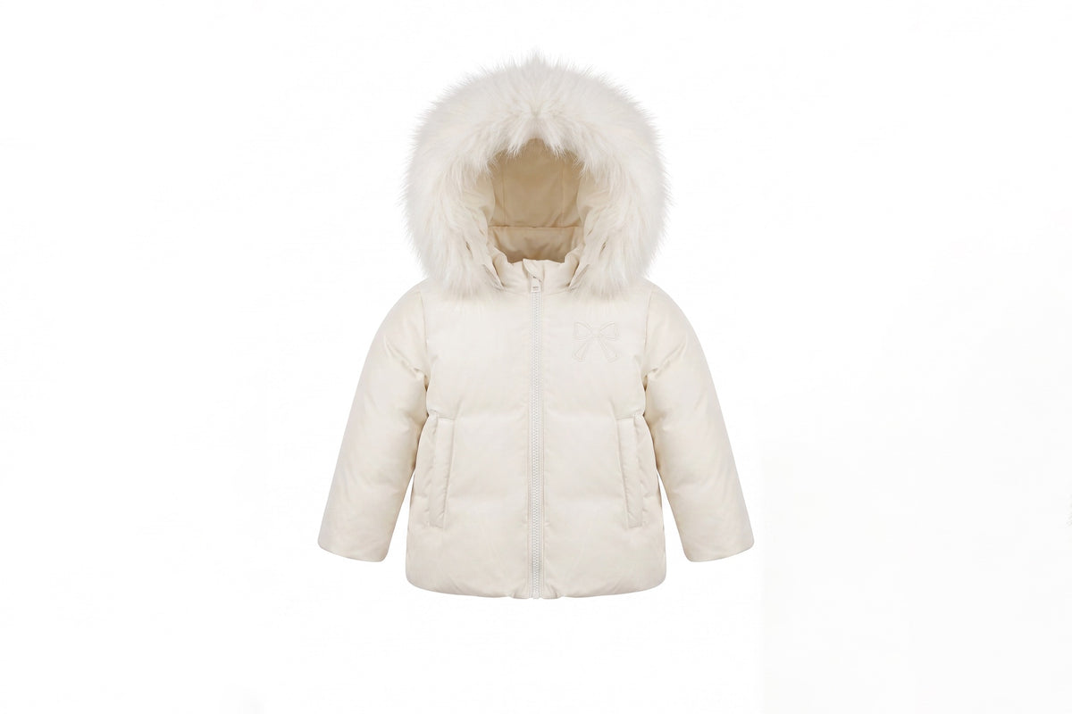 PRAMIE Little Girls Jacket Bow 2634I AW26