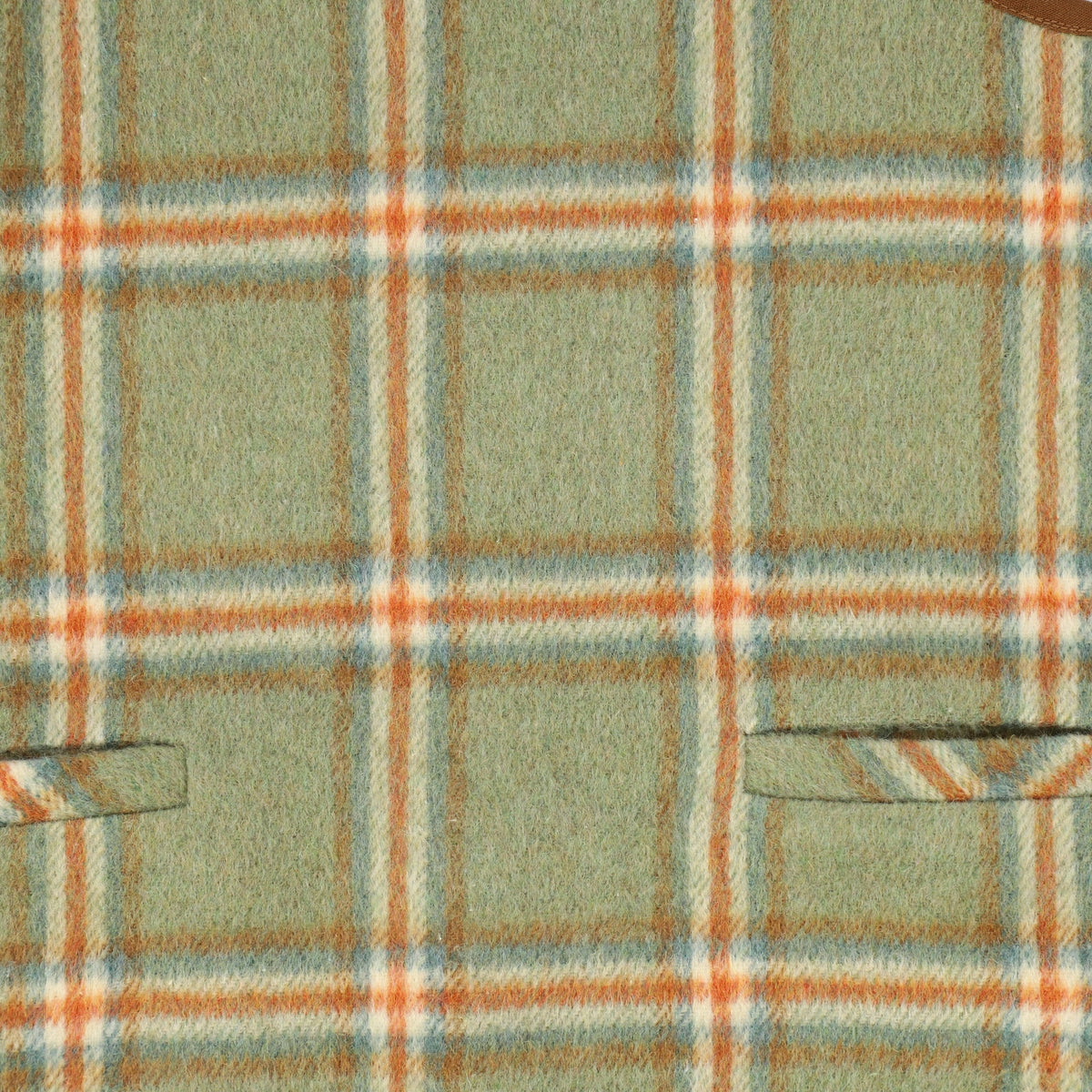 BACE GREEN PLAID TRIM JUMPER AW26 27396