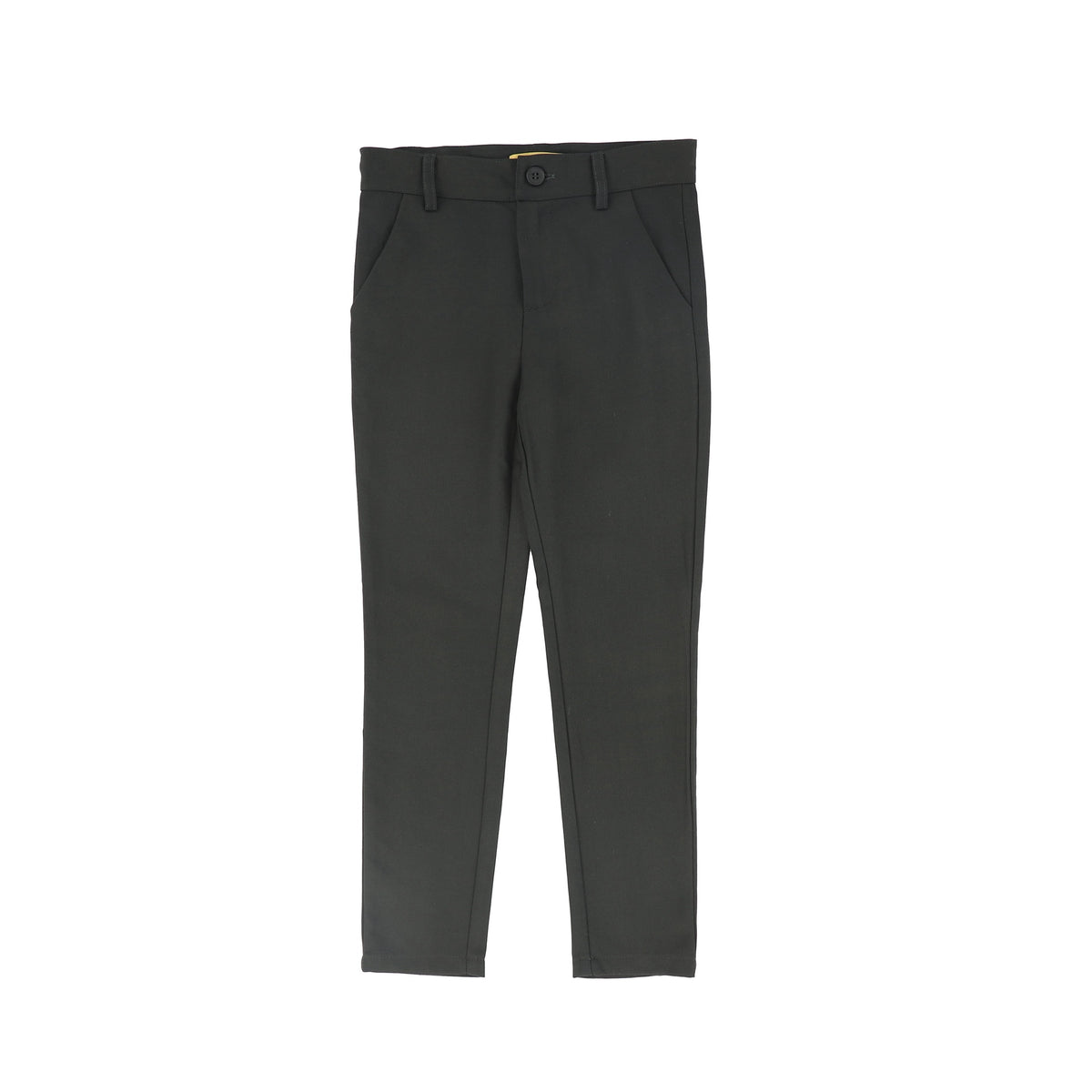 LE BOURDON OLIVE SOLID FITTED PANTS AW26 29610