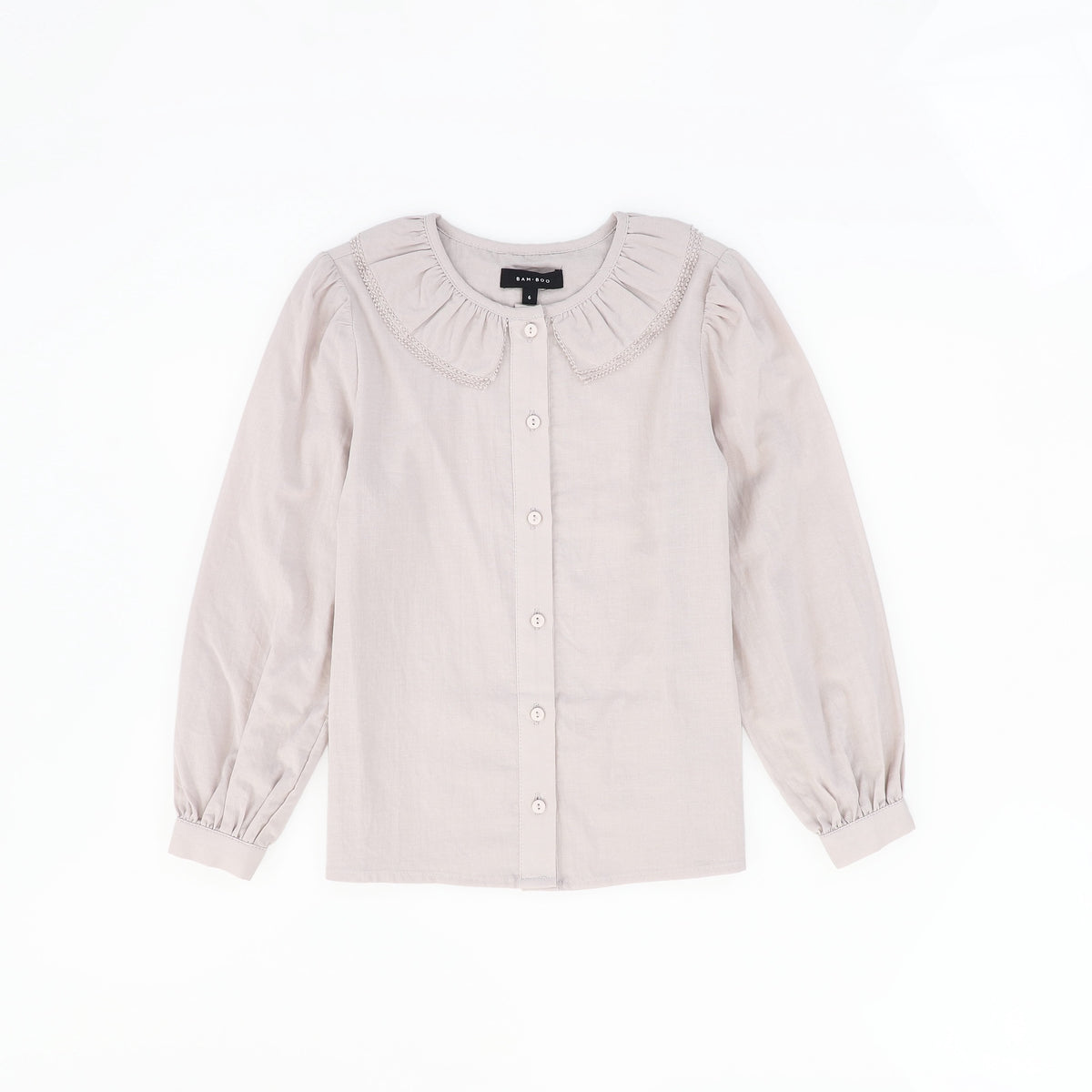 BAMBOO LILAC COLLAR TISSUE BLOUSE AW26 27202