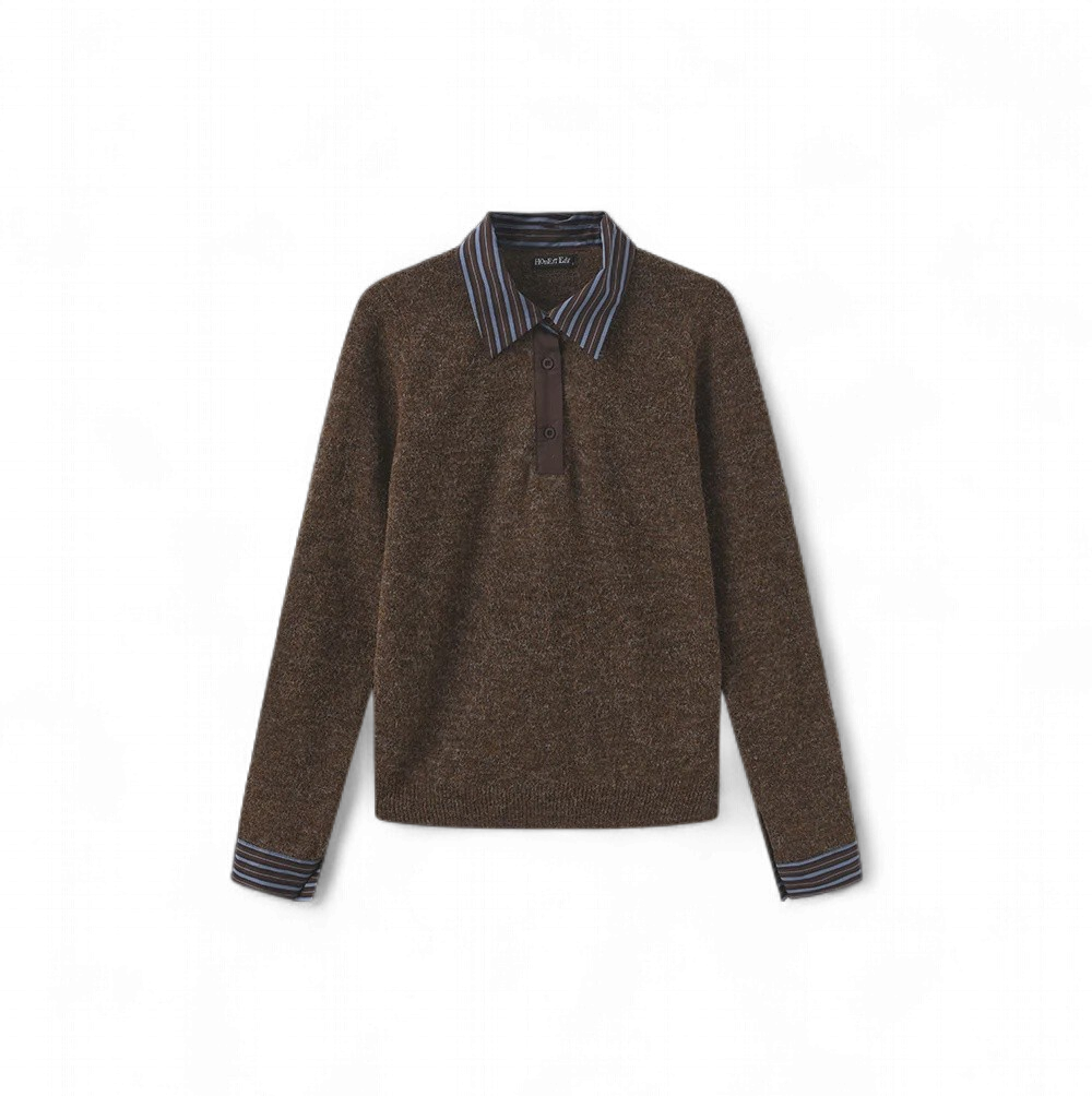 Honest Edit Moahir Blouse Detailed Sweater w-28367 FW26