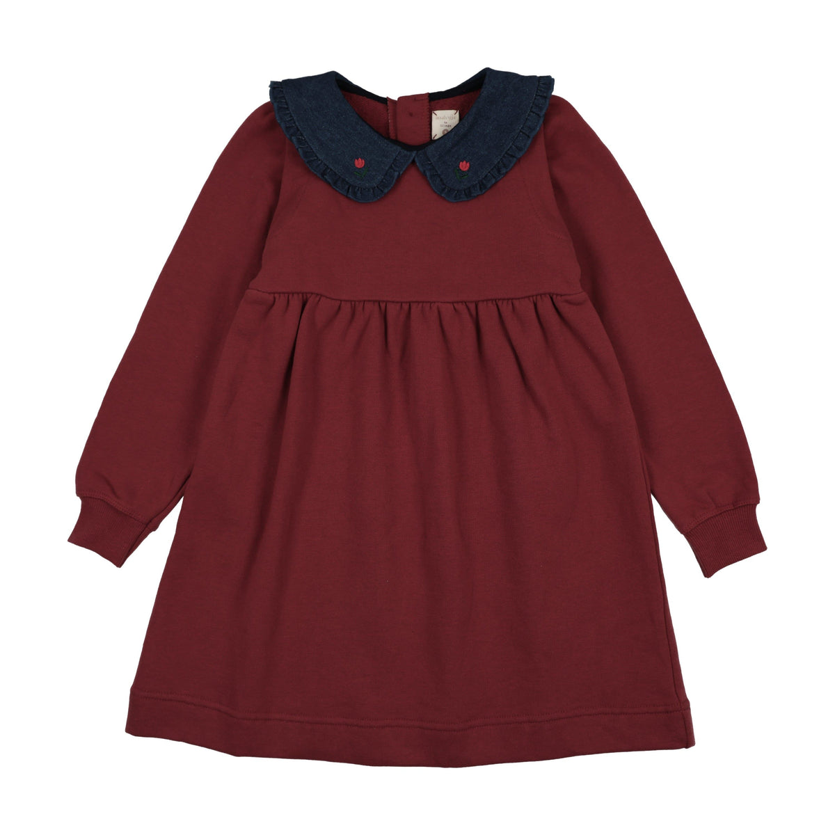 Lil Legs SWT CMPGN DNM COLLAR SWEATSHIRT DRESS AF26D223-K AW26