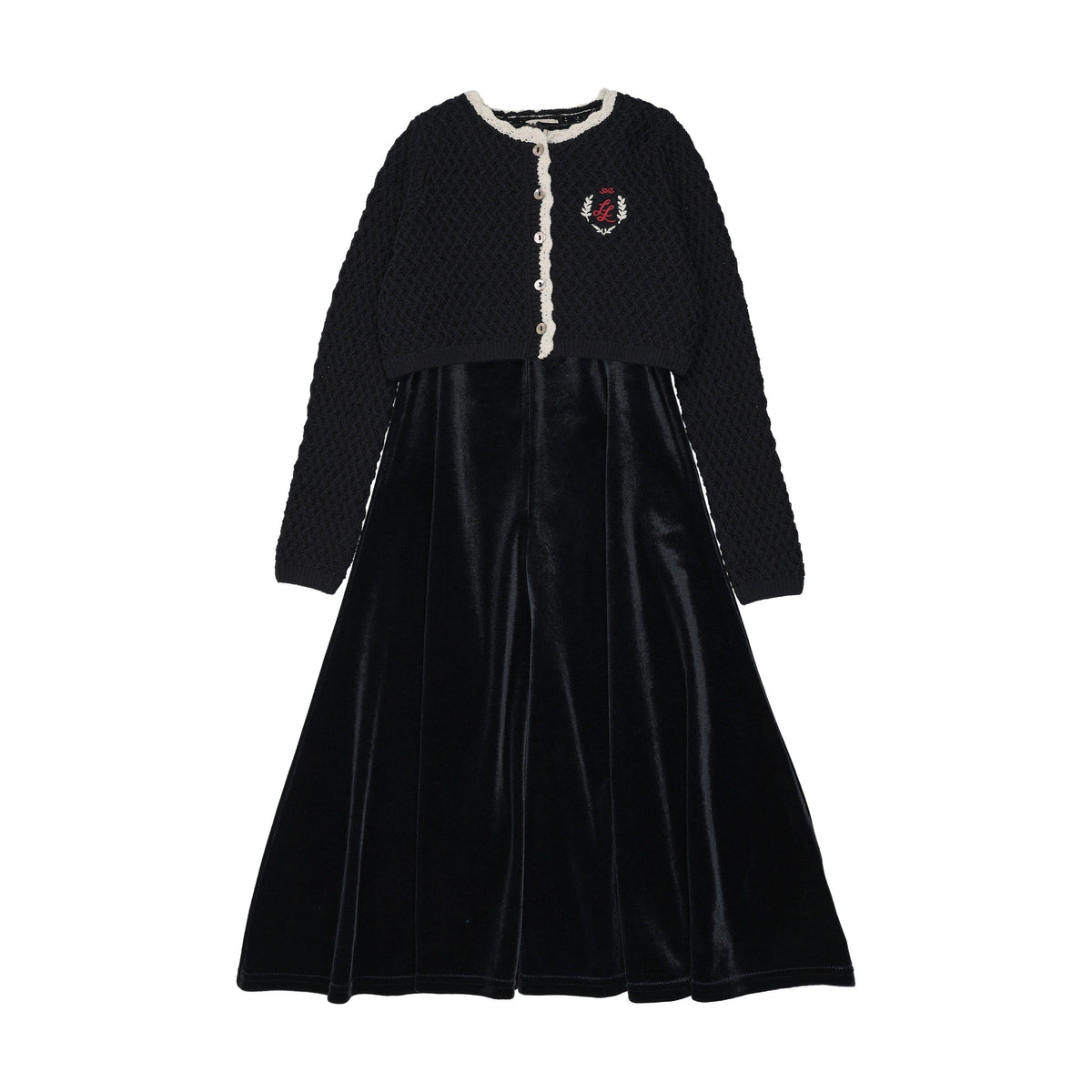 Lil Legs CREST MAXI CARDIGAN SET AF26D213-T AW26