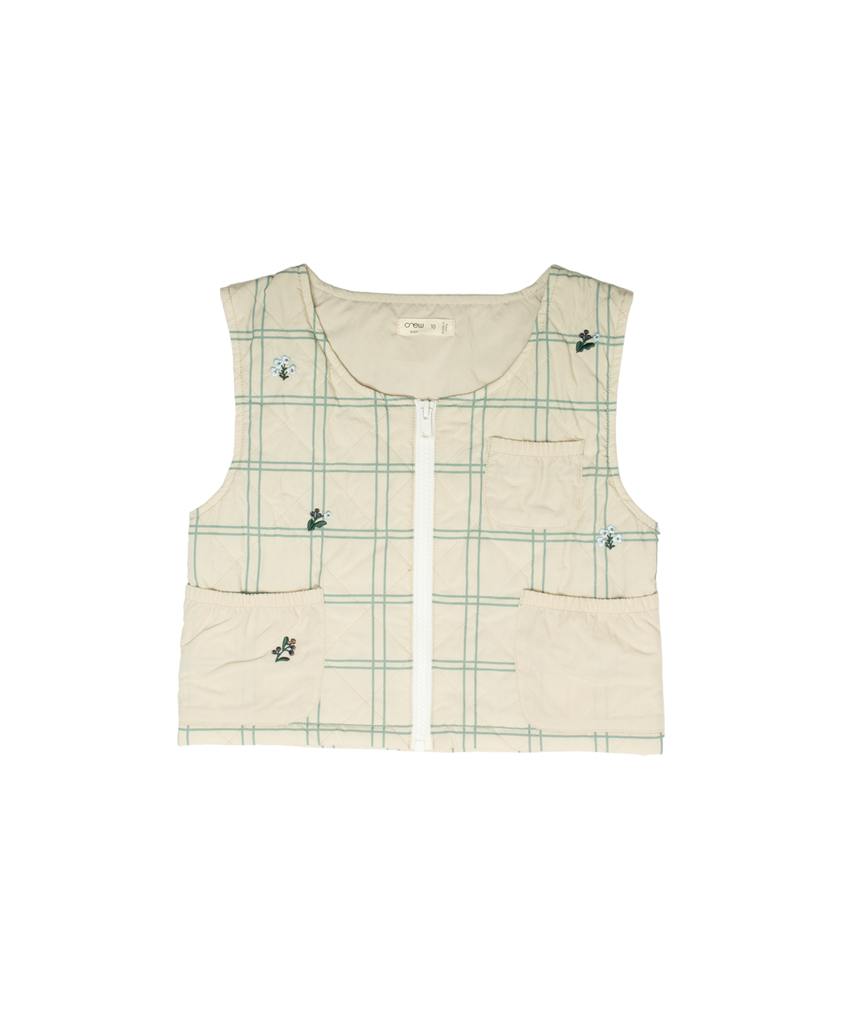 Crew Kids Louise Quilted Vest AL3210 AW26