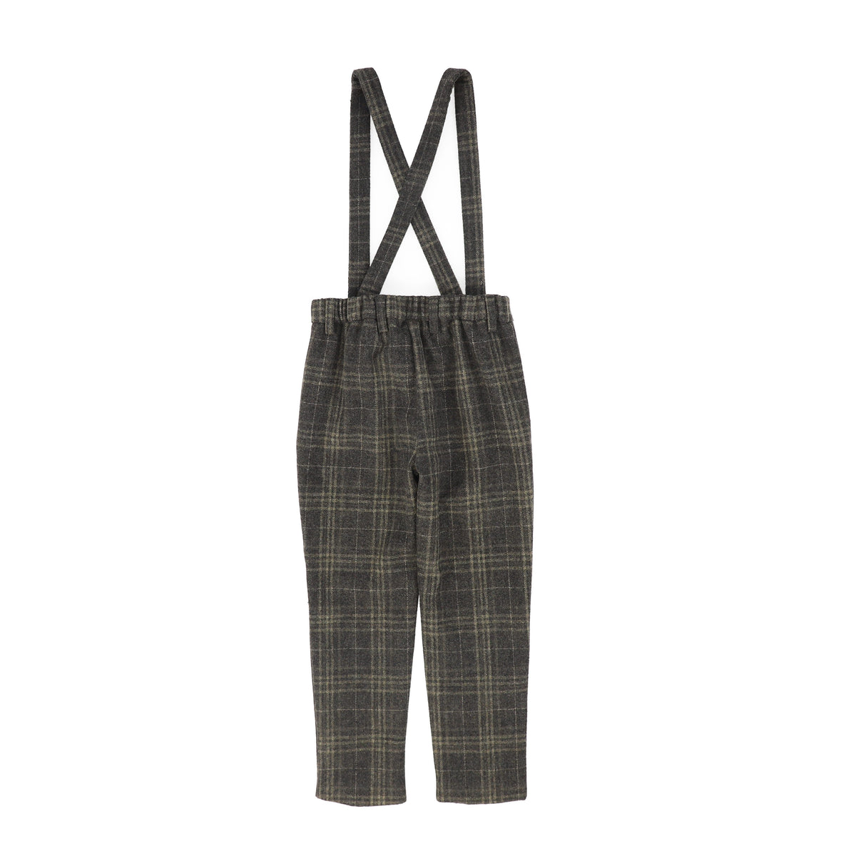 LE BOURDON GREY PLAID PRINT PANT AW26 27436