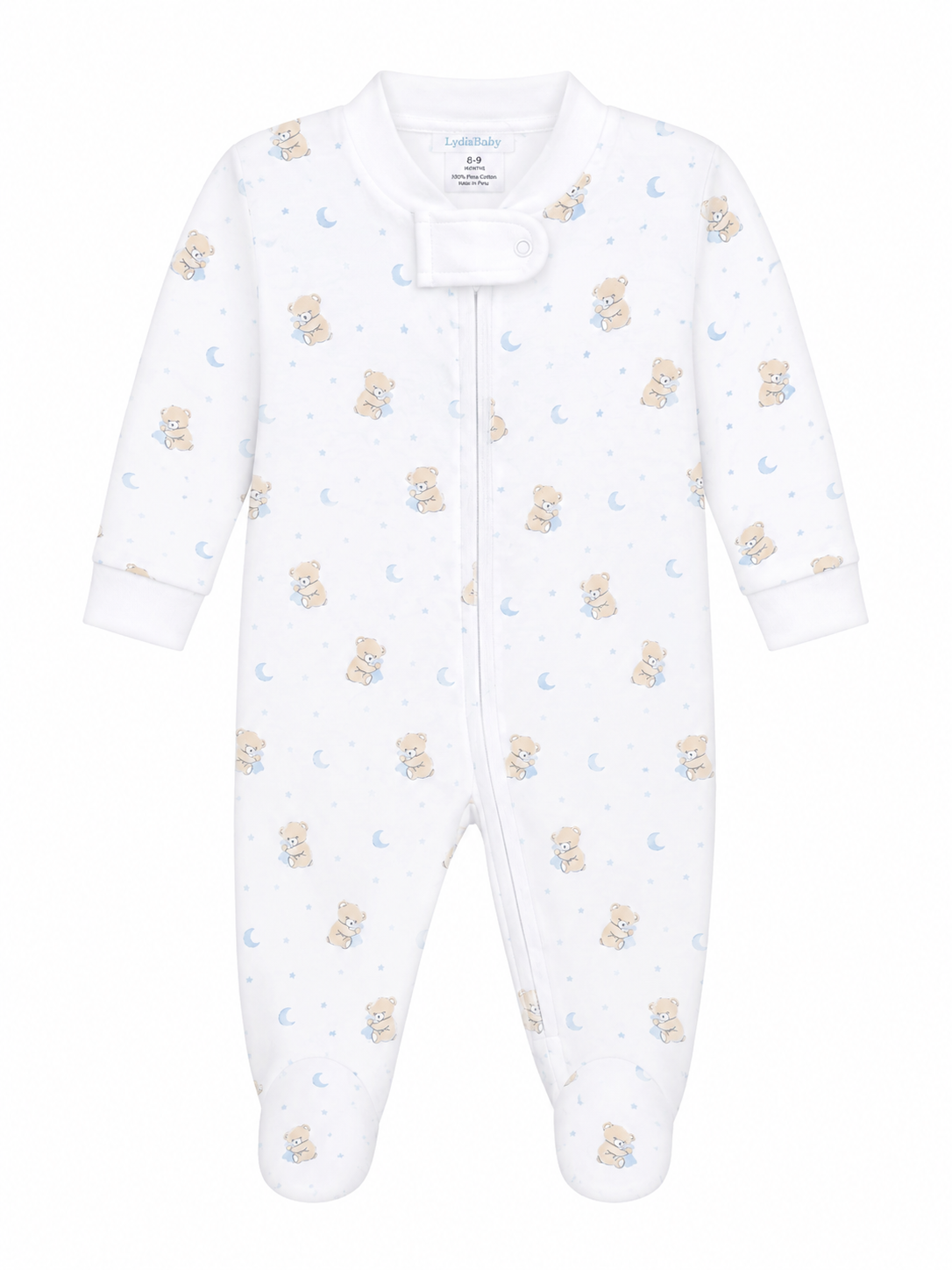 LYDA BABY PAWS IN THE SKY ZIPPER FOOTIE PP600-7409B AW26