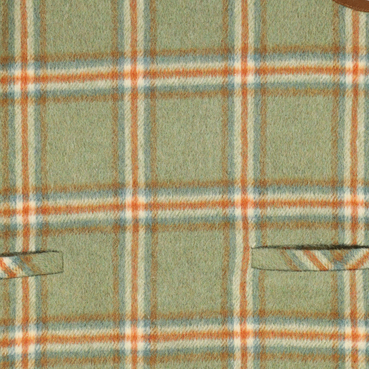 BACE GREEN PLAID TRIM JUMPER AW26 27396