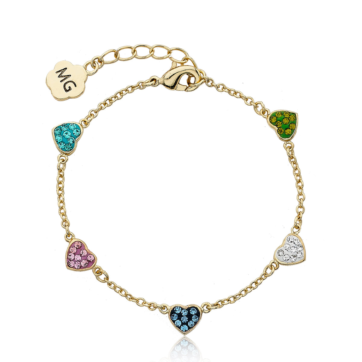 Crystal Heart Bracelet