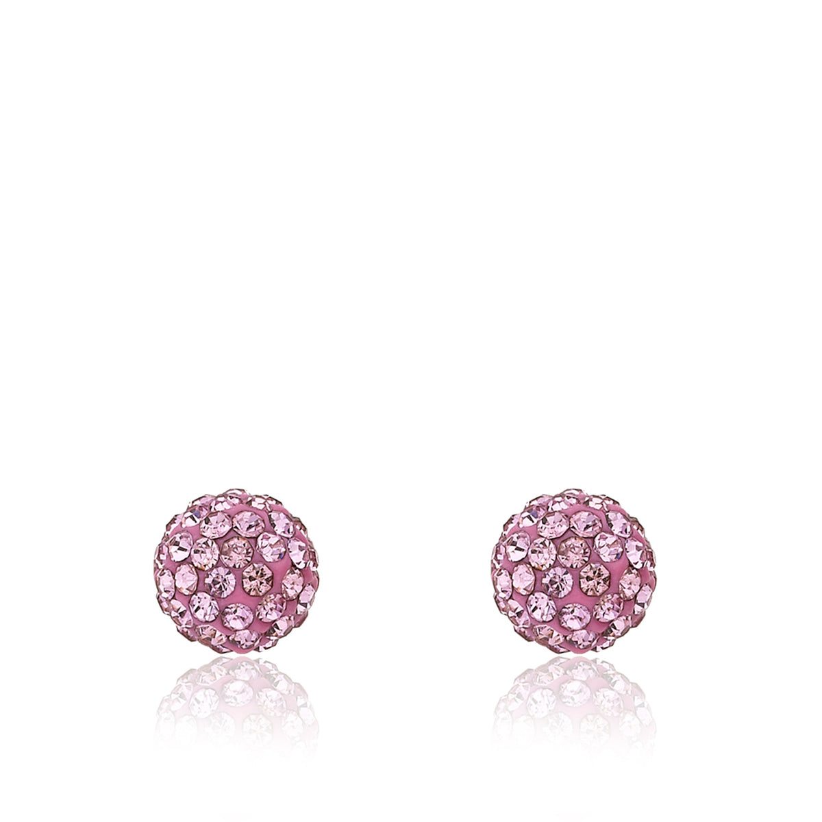 Crystal Ball Stud Earrings