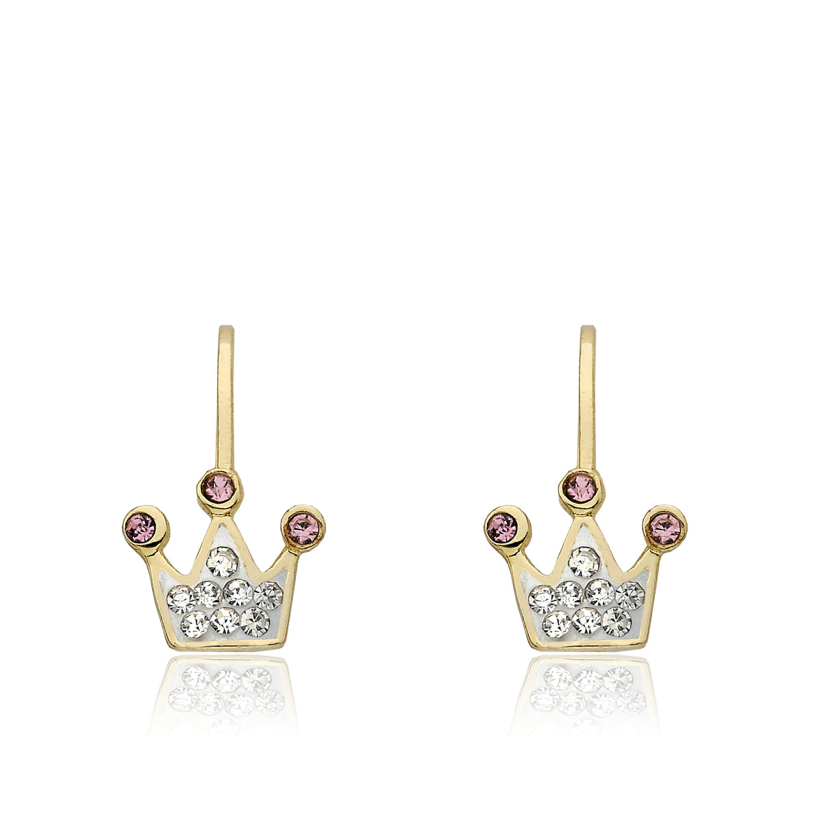 Pretty Princess Crystal Crown Earring