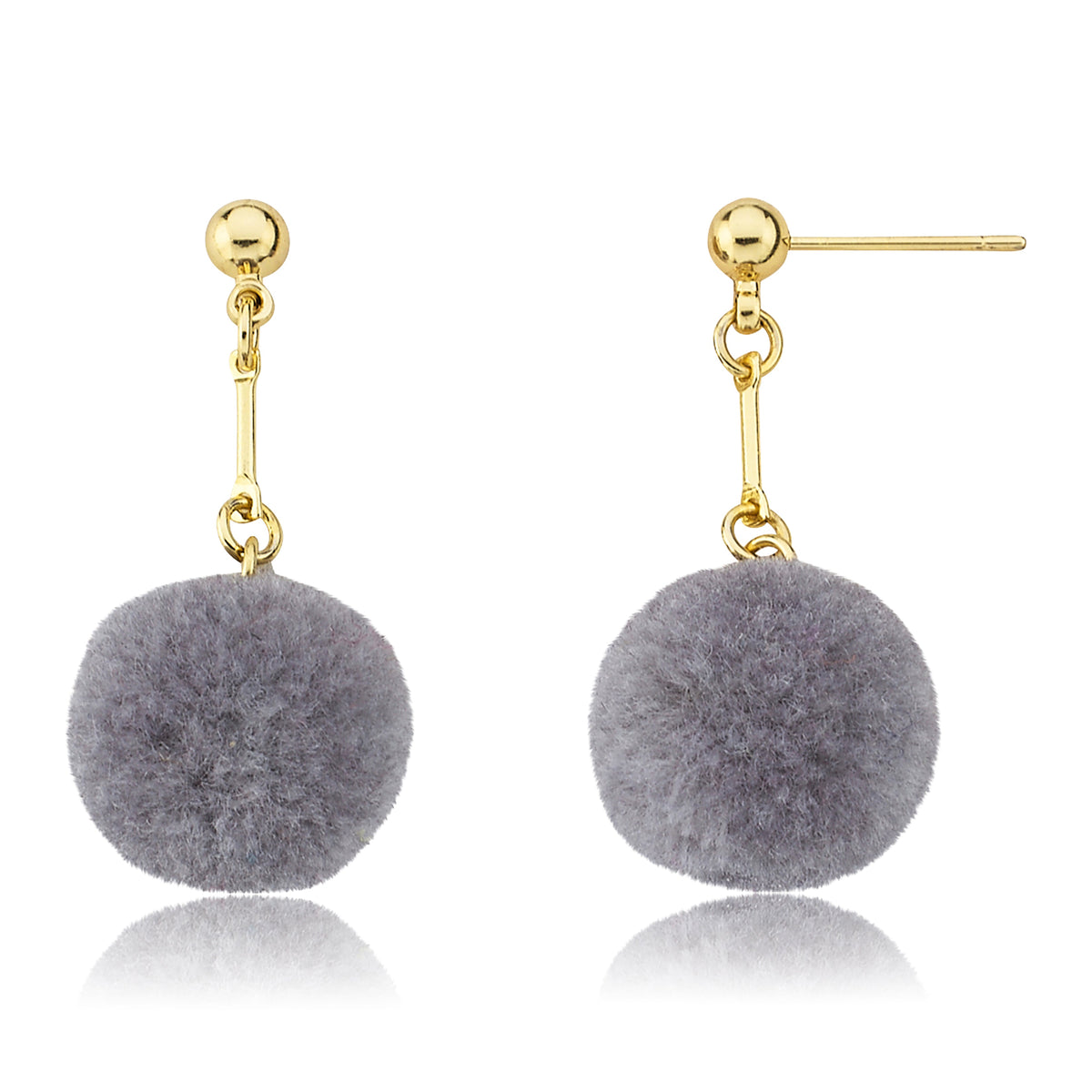 Mileez Pom Pom Dangle Earring