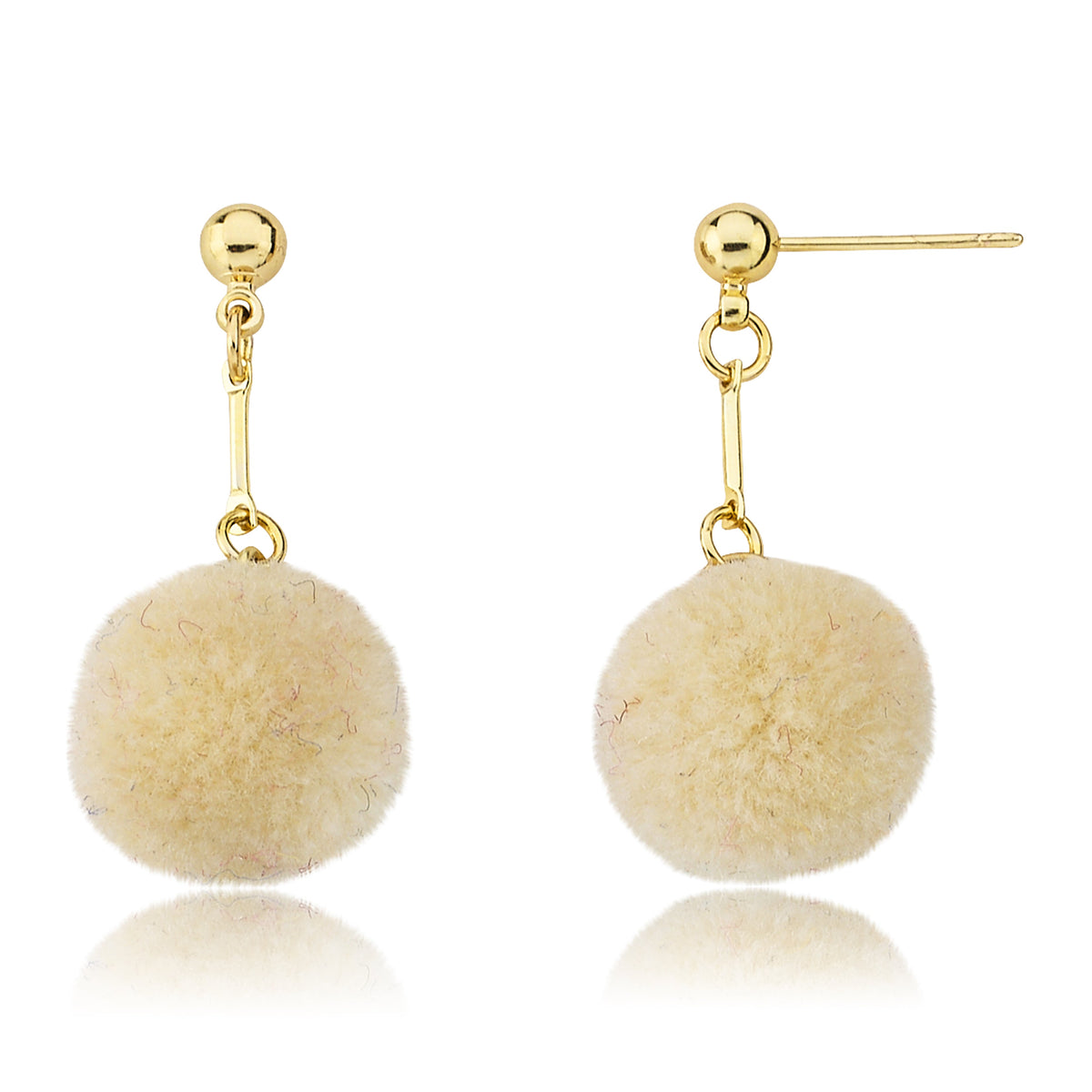 Mileez Pom Pom Dangle Earring