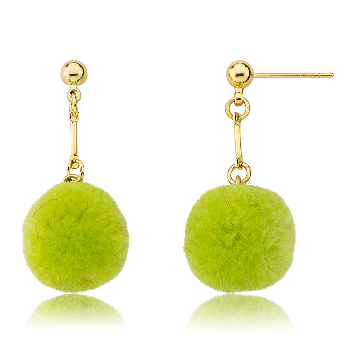 Mileez Pom Pom Dangle Earring