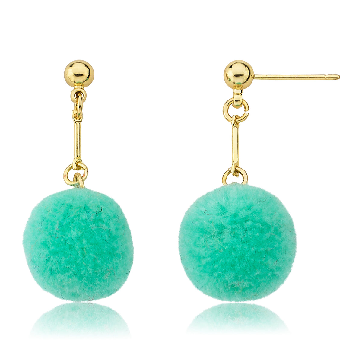 Mileez Pom Pom Dangle Earring