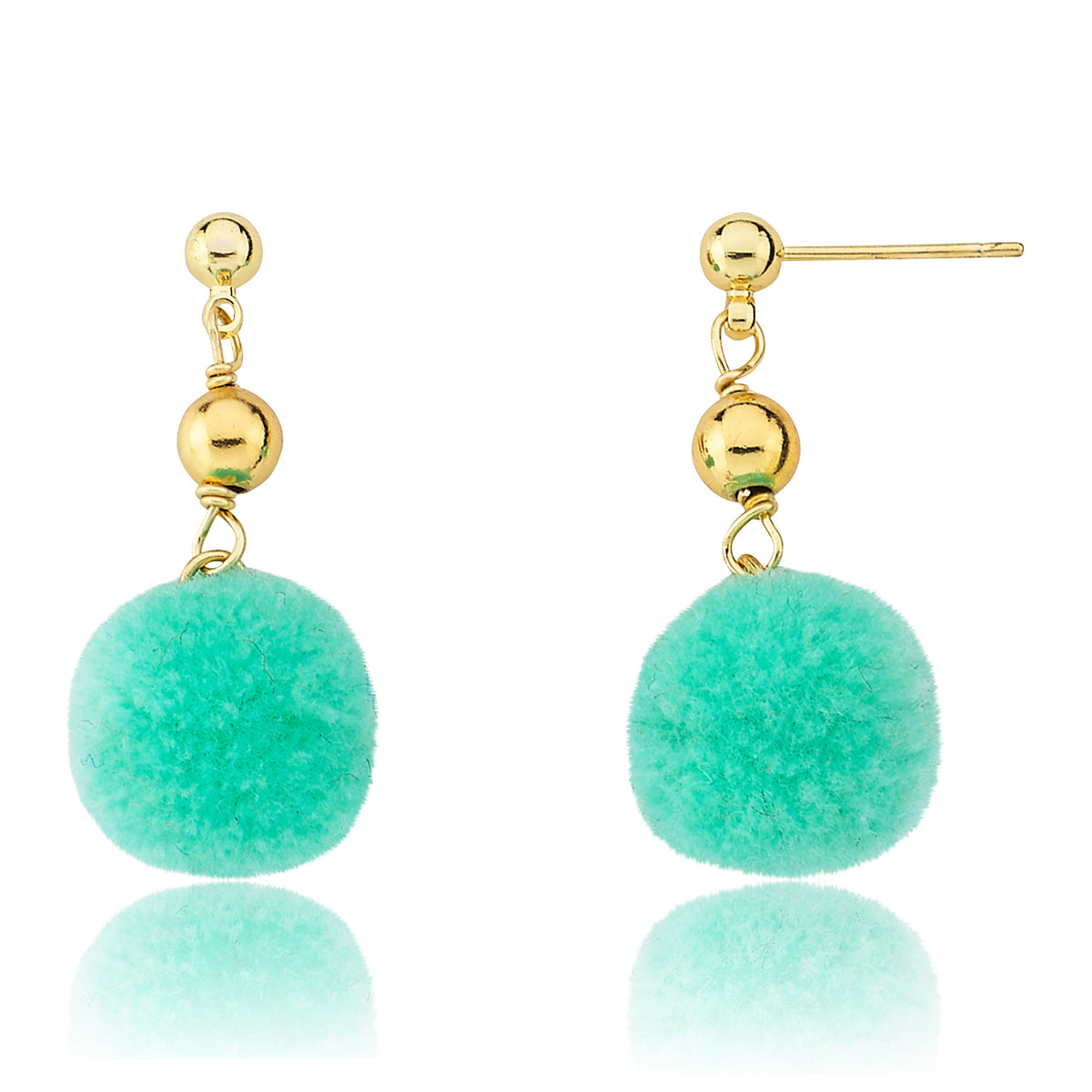 Mileez Pom Pom Dangle Earring
